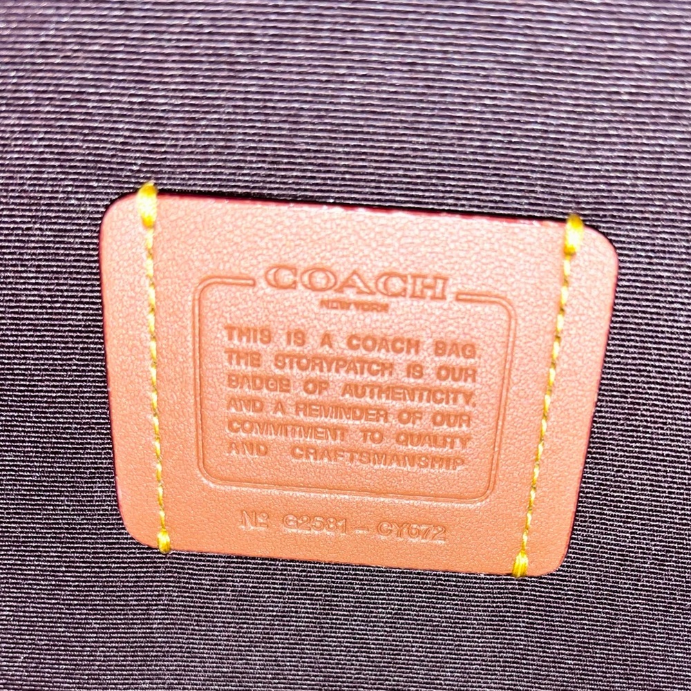 Coach Maggie Tote Bag In Signature Leather  CY672🎀 - Picture 6 of 9
